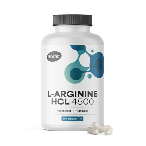 L-arginín HCL 4500 mg, 365 kapsúl